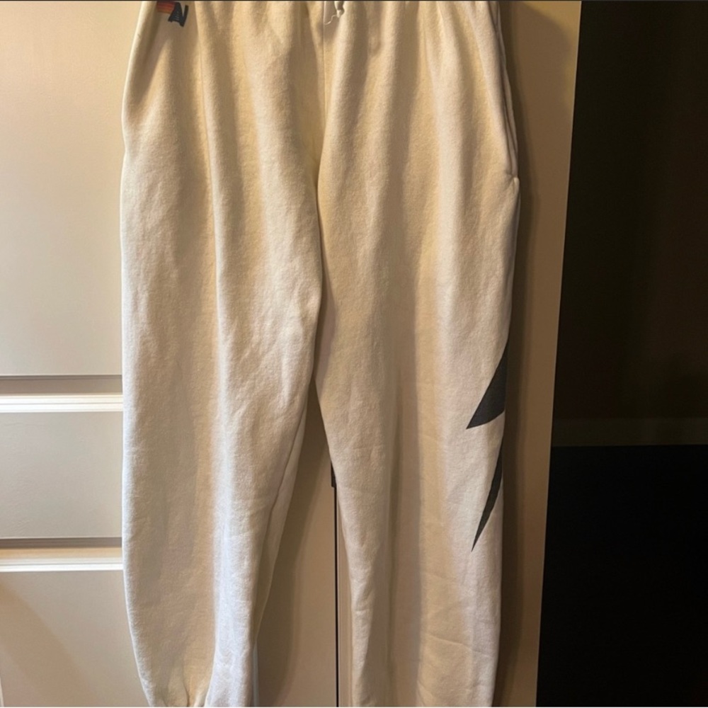 Agitator Nation Vintage White Sweatpants